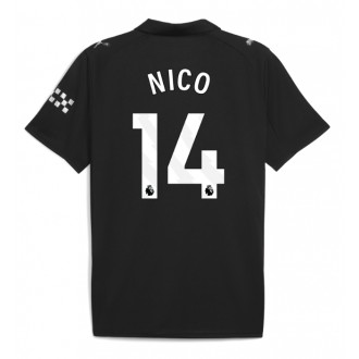 Manchester City Nico Gonzalez #14 Borta Kläder 2025-26 Kortärmad Manchester City Nico Gonzalez #14 Borta Kläder 2025-26 Kortärmad